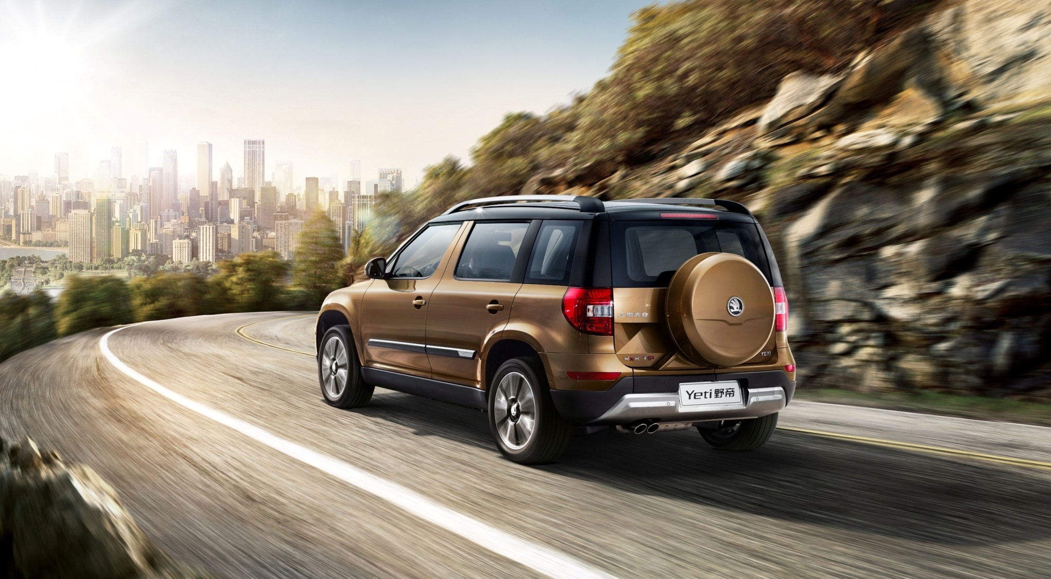 yeti野帝集百年斯柯达设计语言之大成,将个性化的欧式风范越野外观与